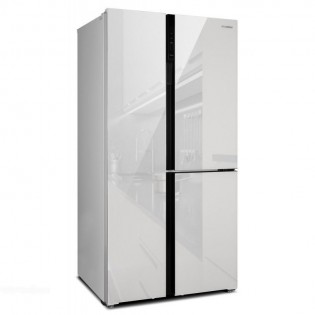 Холодильник Hyundai CS6073FV (белое стекло)