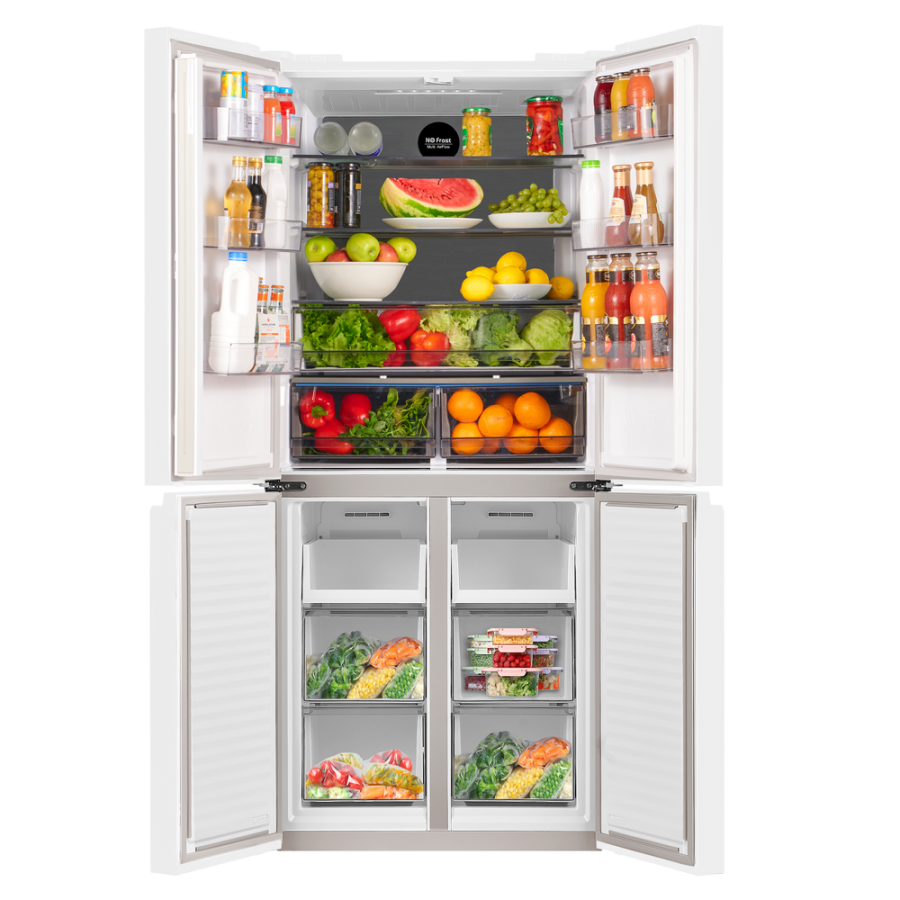 Четырёхдверный холодильник MAUNFELD MFF183NFWE