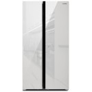 Холодильник side by side Hyundai CS6503FV (белое стекло)