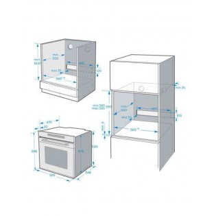 Электрический духовой шкаф MAUNFELD MEOR7217SMW