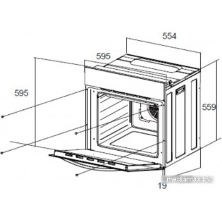 Электрический духовой шкаф MAUNFELD EOEC.566TW
