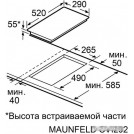 Варочная панель MAUNFELD CVI292STBK