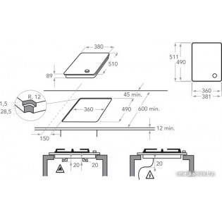 Варочная панель KitchenAid KHDP1 38510
