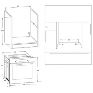 Электрический духовой шкаф Korting OKB 370 CMX