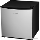 Однокамерный холодильник Hyundai CO0502 (серебристый/черный)
