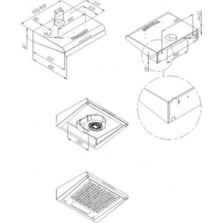 Кухонная вытяжка MAUNFELD MPA 60 (черный)
