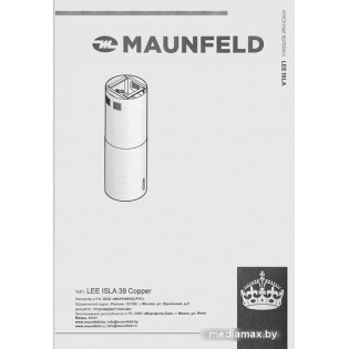 Кухонная вытяжка MAUNFELD Lee Isla 39 (золотой)