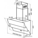 Кухонная вытяжка MAUNFELD Cascada 60 (белый)