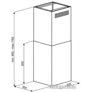 Кухонная вытяжка MAUNFELD Bath Isla 402 (золотой)