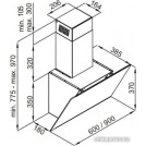 Кухонная вытяжка MAUNFELD Aurora 60 (черный матовый)