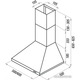 Кухонная вытяжка MAUNFELD Aire 60 (белый)
