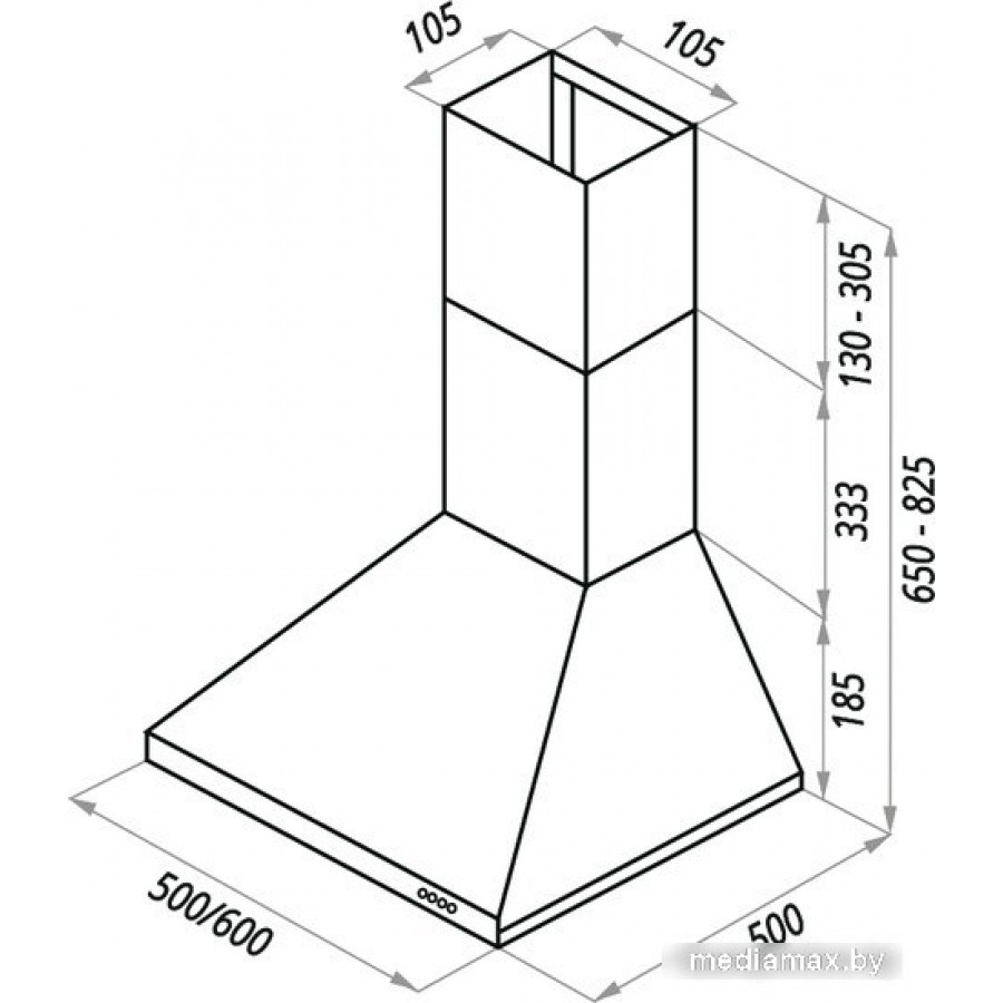 Кухонная вытяжка MAUNFELD Aire 60 (белый)