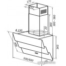 Кухонная вытяжка HOMSair Vertical 60 Glass (белый)