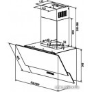 Кухонная вытяжка HOMSair Saturn Push 60 Glass (черный)