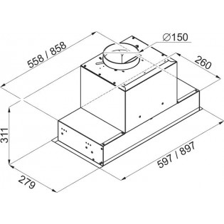 Кухонная вытяжка MAUNFELD Fantasy Light 60 (белый)