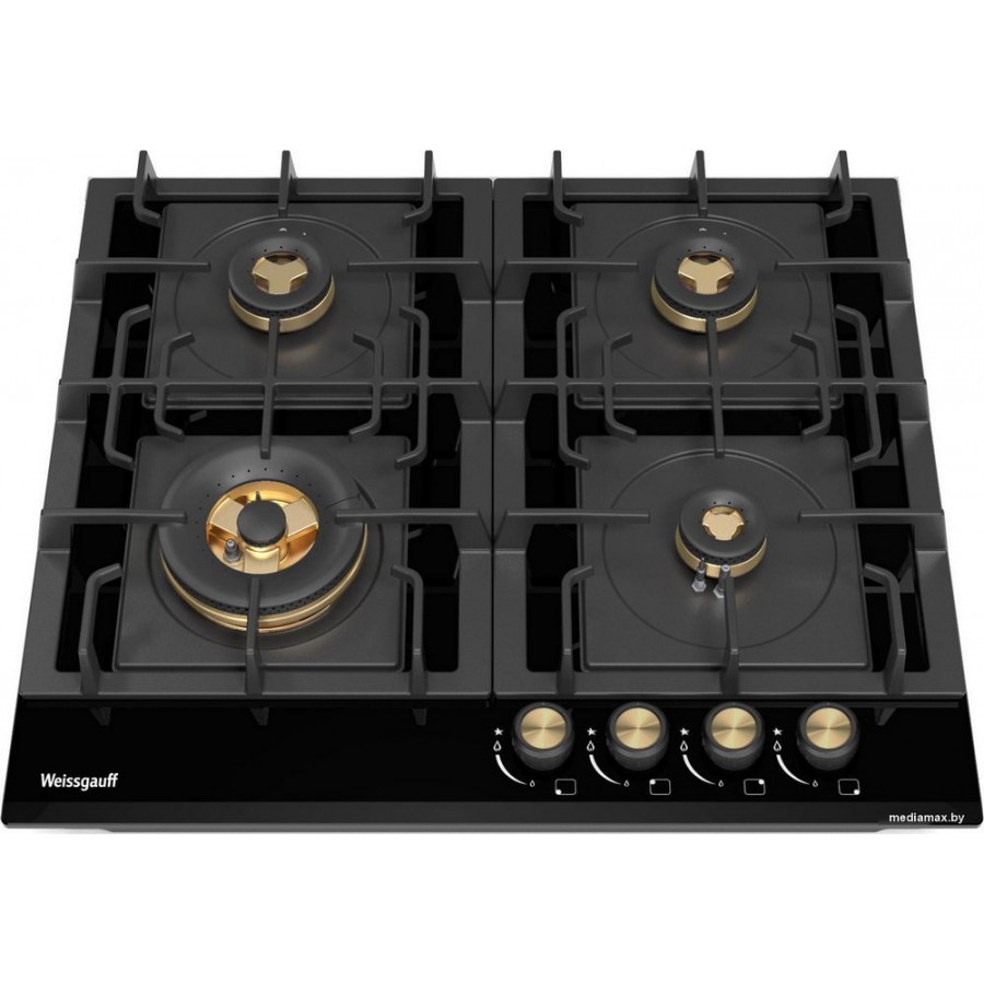 Варочная панель Weissgauff HGG 641 BV Volcano Burner Nano Glass