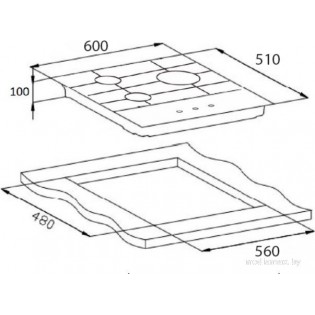 Варочная панель Weissgauff HGG 631 BG
