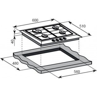 Варочная панель Weissgauff HG 640 BGH
