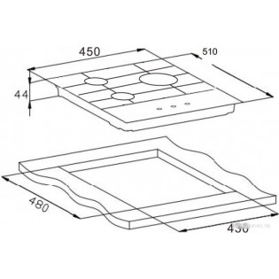 Варочная панель Weissgauff HG 451 WGH