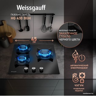 Варочная панель Weissgauff HG 430 BGH