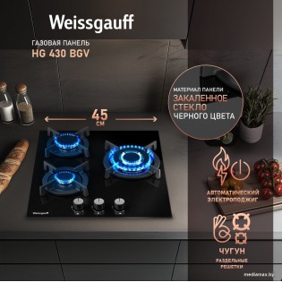 Варочная панель Weissgauff HG 430 BGV