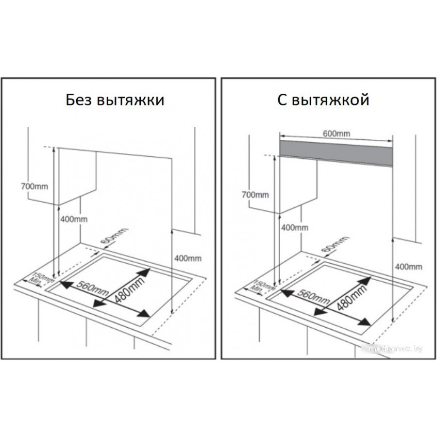 Варочная панель Weissgauff HGG 641 BV Volcano Burner Nano Matt Glass