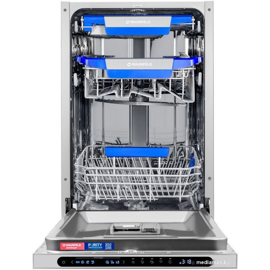 Встраиваемая посудомоечная машина MAUNFELD MLP45331T Light Beam Wi-Fi
