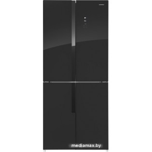 Четырёхдверный холодильник MAUNFELD MFF181NFB