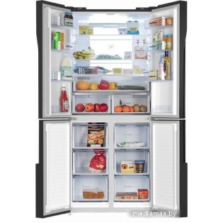 Четырёхдверный холодильник MAUNFELD MFF181NFSB