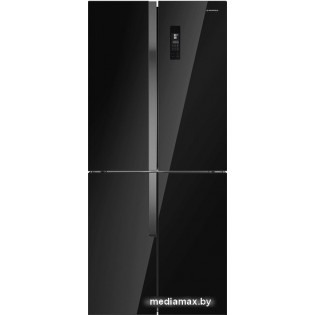 Четырёхдверный холодильник MAUNFELD MFF182NFBE