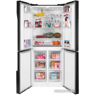 Четырёхдверный холодильник MAUNFELD MFF182NFBE