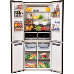 Четырёхдверный холодильник MAUNFELD MFF190NFDSB