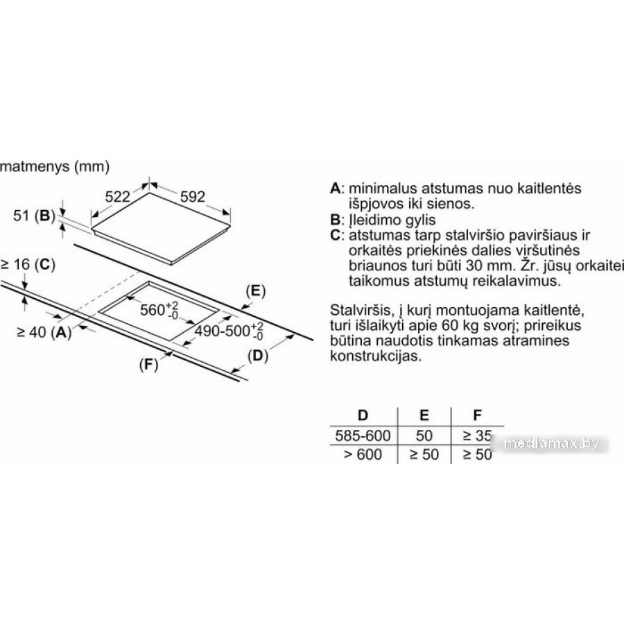 Варочная панель Bosch PUE612BB1J
