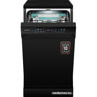 Отдельностоящая посудомоечная машина Weissgauff DW 4539 Inverter Touch AutoOpen Black