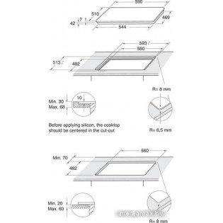 Варочная панель Whirlpool AKT 625 WH