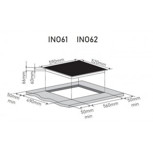 Варочная панель ZorG INO61 (черный)