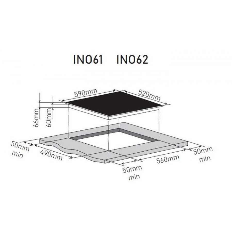 Варочная панель ZorG INO61 (черный)