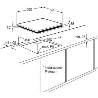 Варочная панель Electrolux EHF6343FOK