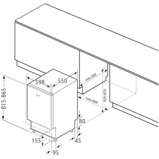 Посудомоечная машина Krona Kaskata 60 BI