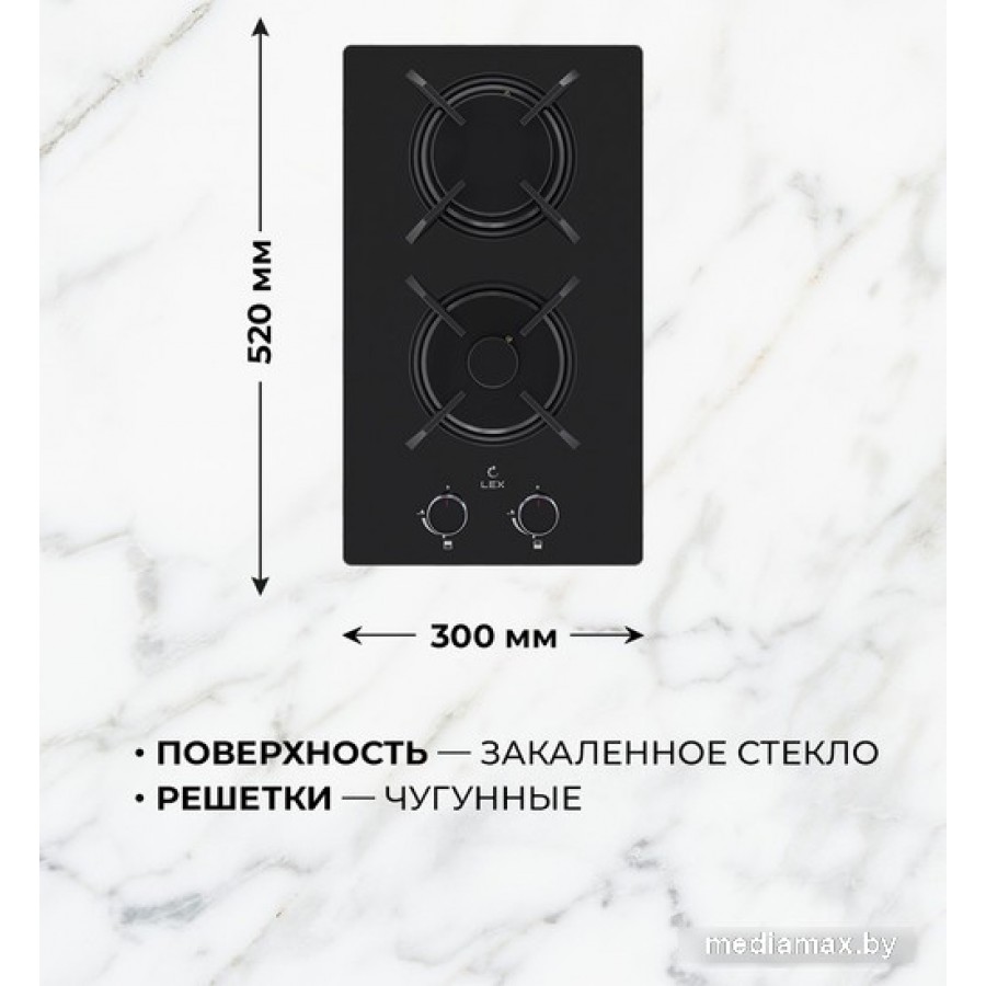 Варочная панель LEX GVG 323A BBL