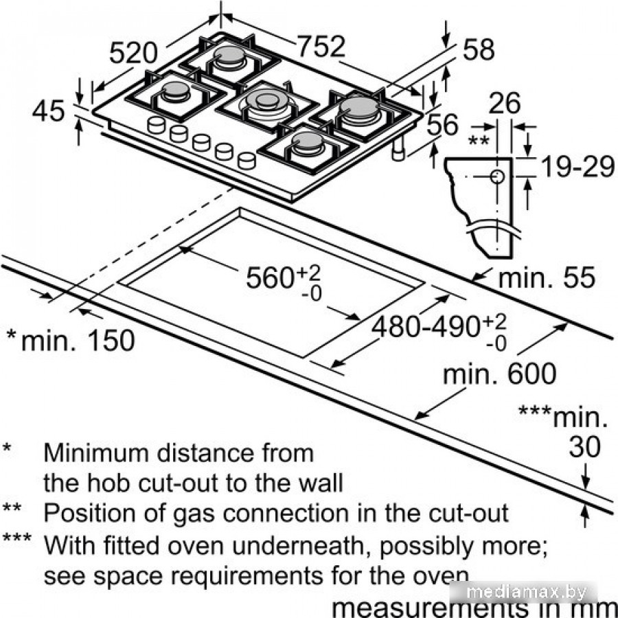 Варочная панель Bosch Serie 6 PPQ7A6B20