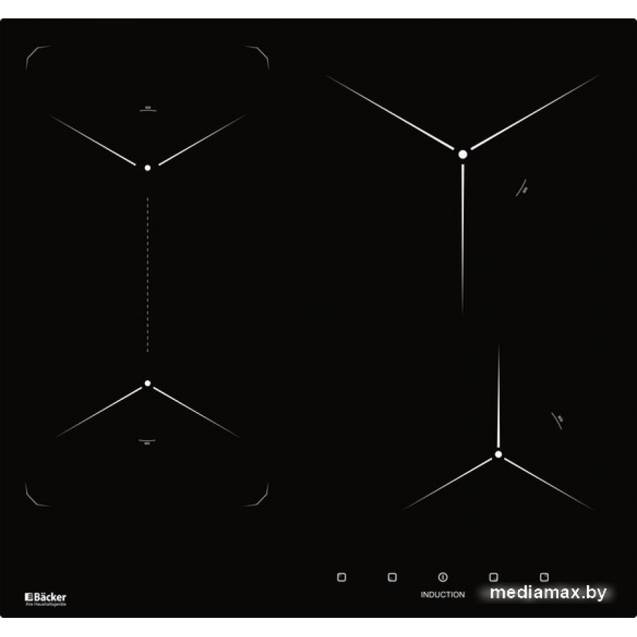 Варочная панель Backer BIH604-1T-S5 Black