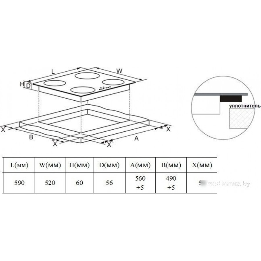 Варочная панель Schtoff I60H11 Black
