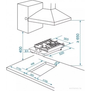 Варочная панель ZorG HAG31 FDW white