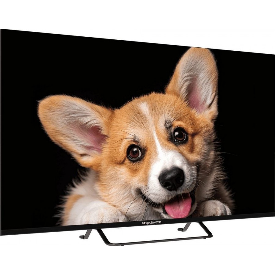 Телевизор Topdevice 43" SMART TV YаOS 03 (черный)