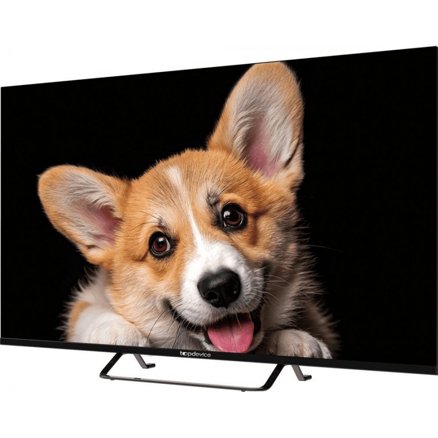 Телевизор Topdevice 43" SMART TV YаOS 03 (черный)