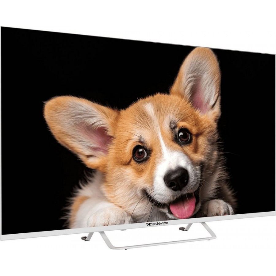 Телевизор Topdevice 43" SMART TV YаOS 03 (белый)