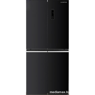 Четырёхдверный холодильник Harper RH6966BI (черный)
