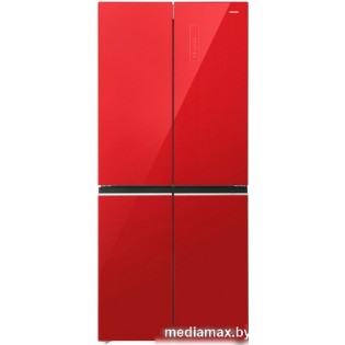 Четырёхдверный холодильник CENTEK CT-1744 Red