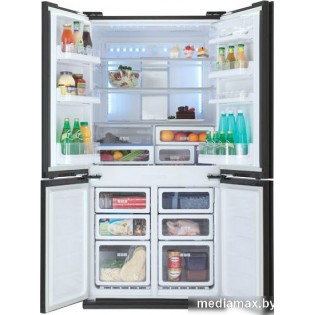 Многодверный холодильник Sharp SJ-FS97VBK